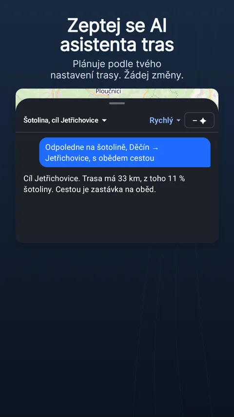 AI asistent tras: požadavek, odpověď s čipy změn a kolik stála v kreditech